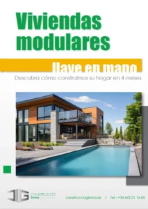 Viviendas modulares portada de la memoria de calidades