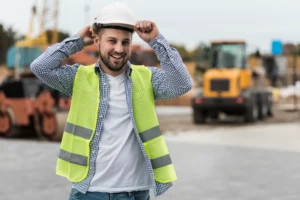 Un trabajador de construcción