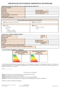 Certificado Energético