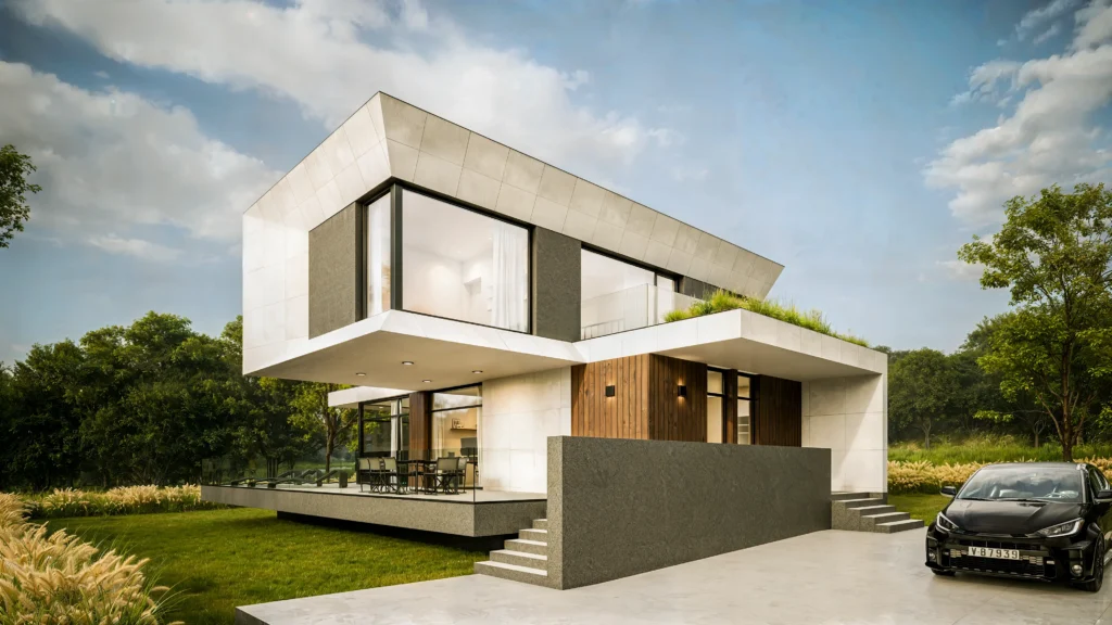 Casa modulas dos plantas