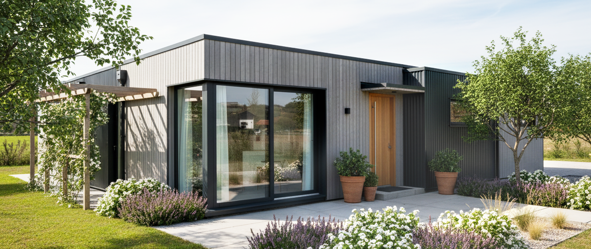 86 render Construccio Girona casas modulares 5 Casas prefabricadas: diseño de la vivienda