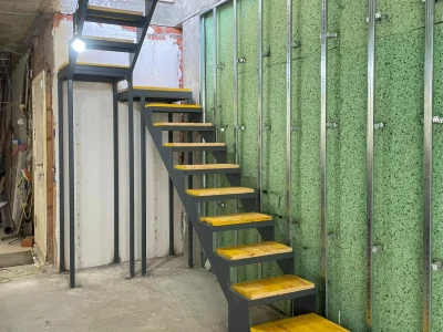 carpintería metálica - escalera interior