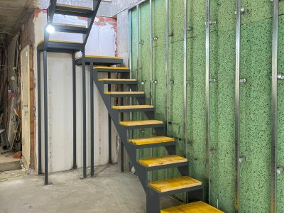 carpintería metálica - escalera interior