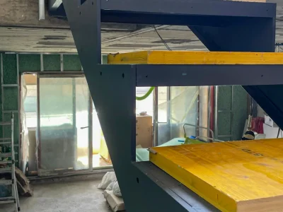carpintería metálica - escalera interior