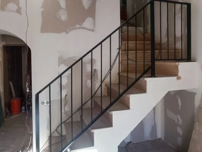 carpintería metálica - escalera interior