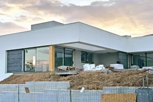 Una obra de construcción en curso